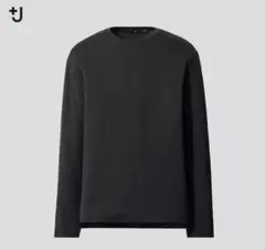 ユニクロ +J「スーピマコットンクルーネックT ブラック L