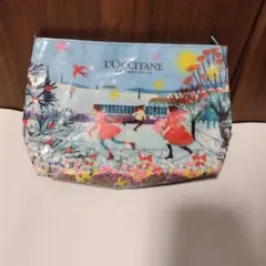 L'Occitane イラスト付きポーチ