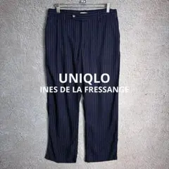 UNIQLO イネスコラボ ツイルレーヨンワイドパンツ Mサイズ