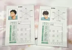 ハイキュー！！　アニメイト特典ポストカード　及川、岩泉　セット