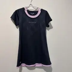 new balance テニスウェア LLサイズ ネイビー/ピンク