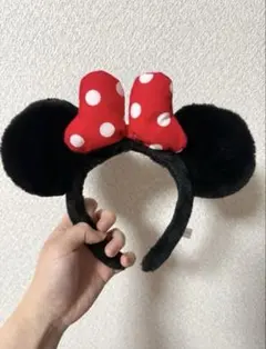 美品 ♥ ディズニー ミニーマウス カチューシャ ミニーちゃん