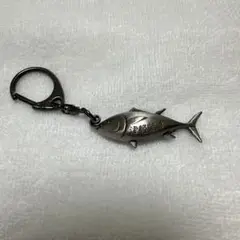 津軽海峡　大間崎　まぐろ一本釣　魚型キーホルダー