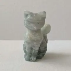 2点セット‼️水晶&ガーネットインヌーマイトの猫の置物 約8cm - メルカリ