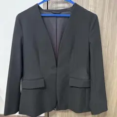 GU ウォッシャブル ノーカラージャケットZ レディース