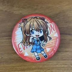 エヴァンゲリオン アスカ ハート缶バッジ - メルカリ