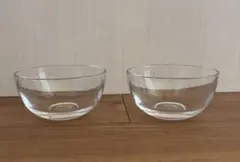 廃盤　イッタラ　ティーマ　グラスボウル　４００ｍｌ　クリア　2個のサムネイル
