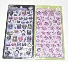 ボンボンドロップシール 和柄 桜 忍者 2枚セット