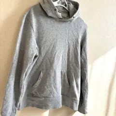 BASE CONTROL パーカー 02（M相当）グレー無地 プルオーバー