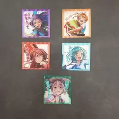 バンドリ!ステッカーおまとめ5点セット