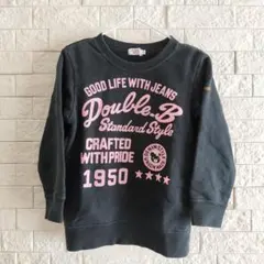 ミキハウス トレーナー ブラック 110 女の子