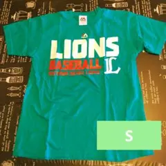 ︎未使用✿Majestic LIONS BASEBALL Tシャツ S グリーン