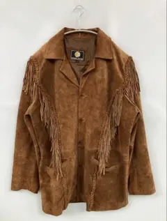 GENUINE LEATHER フリンジ レザージャケット　ヴィンテージアメカジ