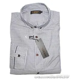 ディーゼルブラックゴールド 長袖シャツ ストライプ コットン サイズ L 展示品