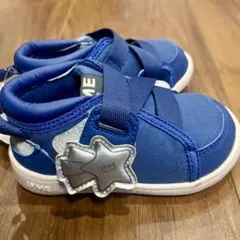 IFME イフミーナチュレ　ネイビー ストラップ付き ベビーシューズ　13センチ