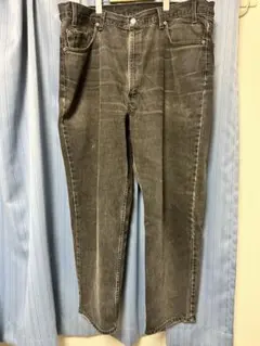 1999年製　USA製　リーバイス550 ブラック　テーパード　バギー型　W42