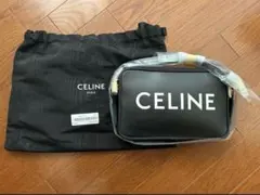 CELINE ブラックレザーショルダーバッグのサムネイル