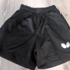 バタフライ 卓球ゲームパンツ ブラック 150センチ