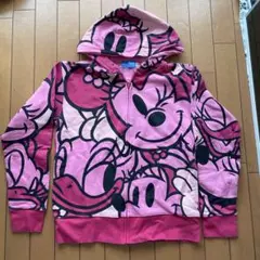 東京ディズニーリゾート フェイス柄 パーカー Sサイズ