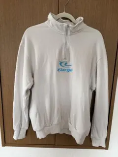 x-large ハーフジップスウェット Sメンズ