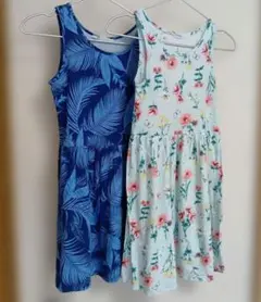 ノースリーブ ワンピース 2着セット 130