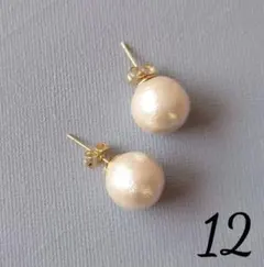 コットンパール ピアス