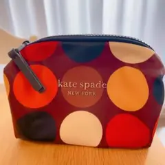 kate spade ドット柄ポーチ