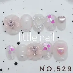 現品】ネイルチップ♡ピンク 量産型地雷韓国ワンホンイニシャル
