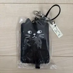 FIELD WORK 猫型パスケース 時計付き 新品