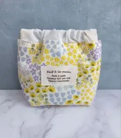 ハンドメイド✩.*˚ バネ口ポーチ 【WILDFLOWER】ミニポーチ