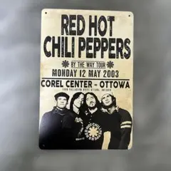 1月中値下げ！！　ブリキ看板　Red Hot Chili Peppers