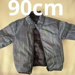 GAP 中綿ジャケット リバーシブル　稲妻模様 ネイビー　90cm