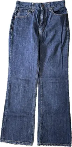 美品GU デニムパンツ レディース Mサイズ ワイド ストレート ジーンズ　人気