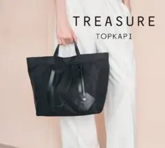 (極美品) TOPKAPI トプカピ ナイロン レザー A4 トートバッグ 黒