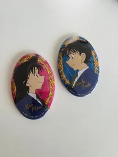 名探偵コナン 江戸川コナン・工藤新一 缶バッチ - メルカリ
