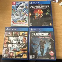 釣りスピリッツMinecraft, GTA V, デッドライジング4