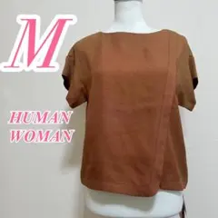 HUMAN WOMAN ブラウン　ブラウス　きれいめ　オフィスのサムネイル
