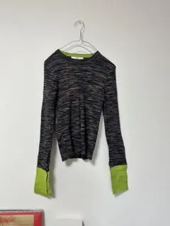 SLY ストライプ柄 長袖ニット FREE