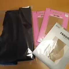 新品HEATTECH レギンス M/L　renomaストッキング　他画像全て