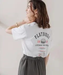 美品 LEPSIM FLATBUSH LEEWAY BURGERS ロゴプリントのサムネイル