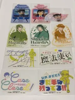 名探偵コナン　モバイルステッカーコレクション9枚その他ステッカー1枚