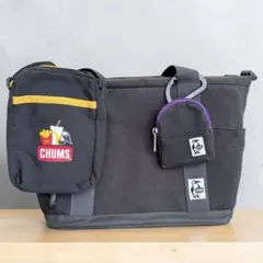 CHUMS チャムス トートバッグ ショルダーバッグ 2way ブラックのサムネイル