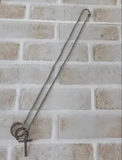 早い者勝ち！メンズネックレス　クロス&リング