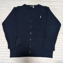 EAST BOY ネイビー（ほぼブラック)カーディガン ウール100% サイズ9