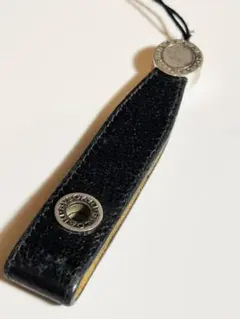 BVLGARI ストラップ キーホルダー ブラック　ヴィンテージのサムネイル