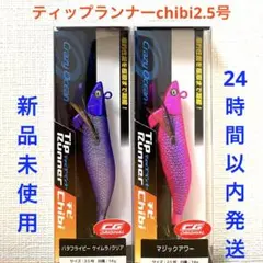 ティップランナーチビ 2.5号 バタフライピー マジックアワー 2点セット