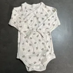 クマ柄 長袖　肌着　ロンパース 70〜80サイズ　F.O.KIDS
