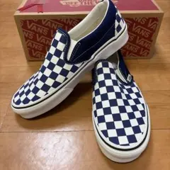 新品　VANS チェッカーボード スリッポン　23.5