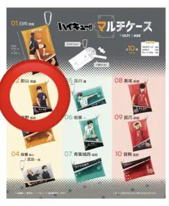 ハイキュー!! マルチケース 影山飛雄 カラビナ付き