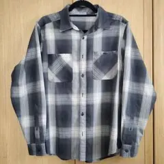 Columbia チェックシャツ　グレー　Mのサムネイル